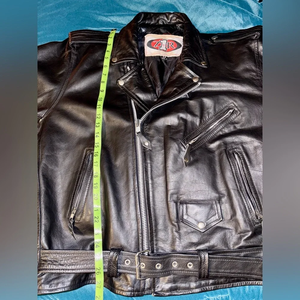 🏍️Z 1 R🏍️TRADITIONAL GENUINE LEATHER MOTORCYCLE BIKER JACKET🕶️